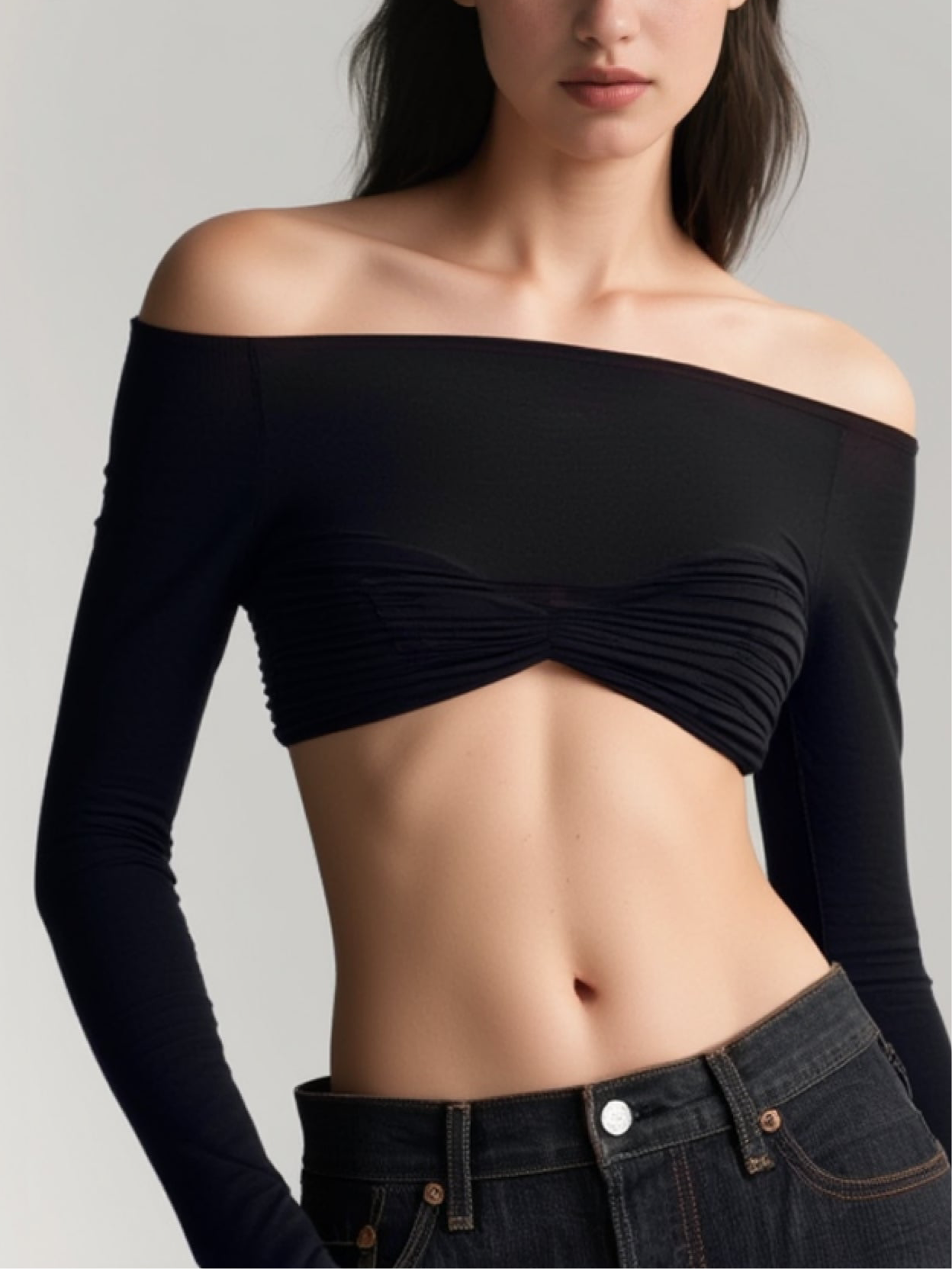 Mini top en tejido de punto