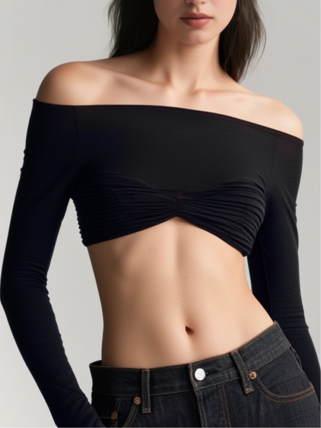 Mini top en tejido de punto