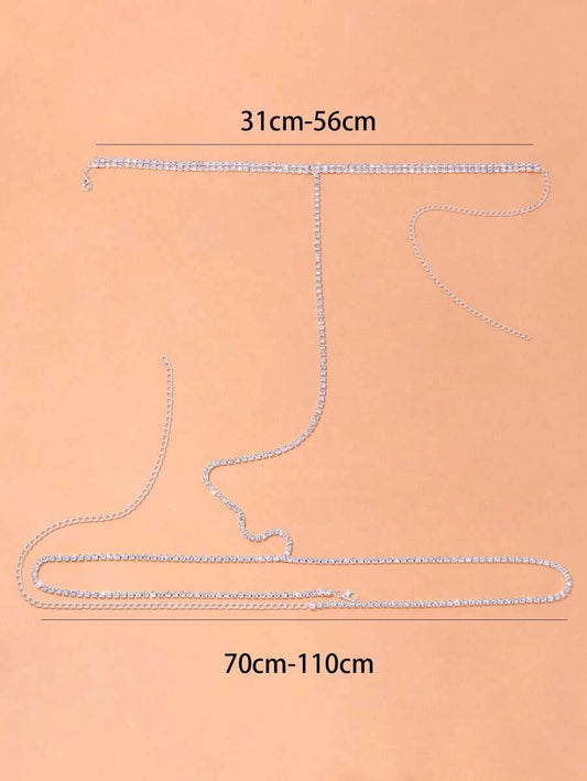 Cadena de pecho  rhinestone