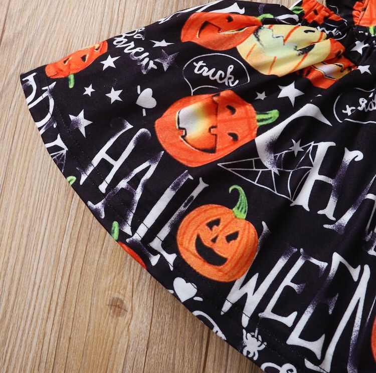 Overol para niña Halloween